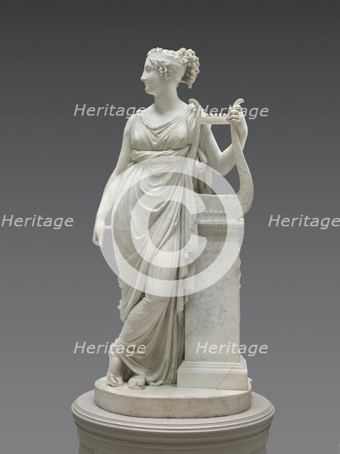 Terpsichore Lyran (Muse of Lyric Poetry), 1816. Creator: Antonio Canova (Italian, 1757-1822).