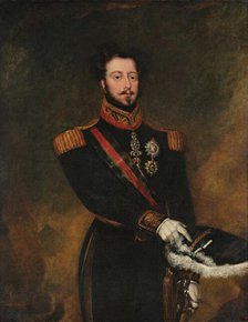 Portrait of King Pedro IV of Portugal (1798-1834), First quarter of 19th century. Creator: Sendim, Maurício José do Carmo (1786-1870).