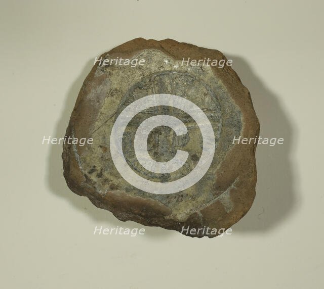 Fragment of a Bowl, 13th-14th century. Creator: Unknown.