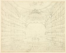 Study for Opera House, from Microcosm of London, c. 1809. Creator: Augustus Charles Pugin.