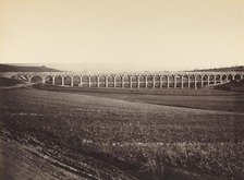 Arcades de pont sur Vanne (Arcades, Bridge over the Vanne), 1873. Creator: Hippolyte-Auguste Collard.