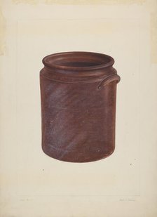 Eardley Jar, c. 1938. Creator: Clyde L. Cheney.