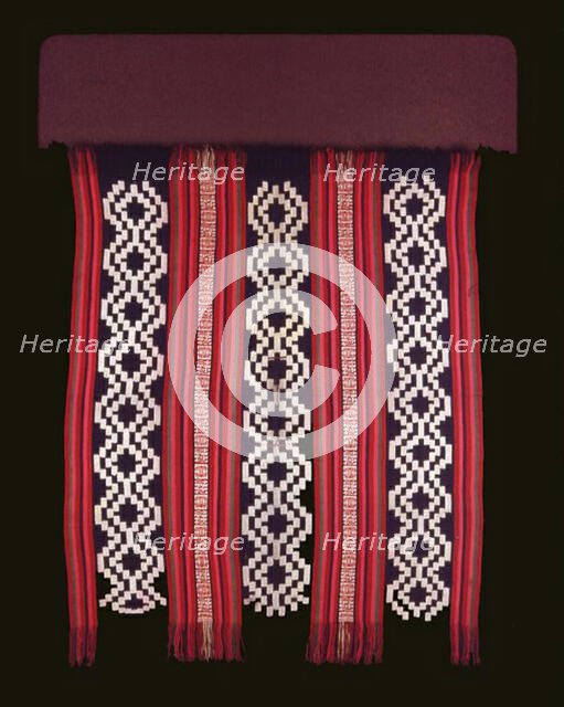 Chief's Poncho, Chile, 1850/1900. Creator: Unknown.