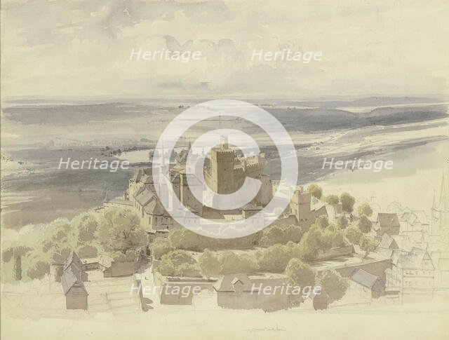 Braunfels castle, 1853. Creator: Carl Theodor Reiffenstein.