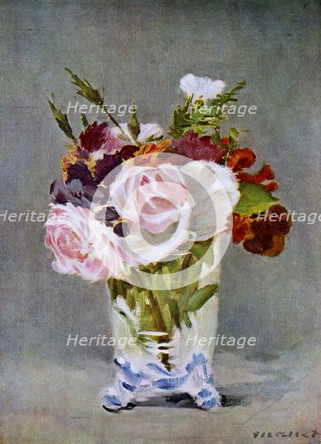 'Still Life with Flowers', 1882.Artist: Edouard Manet