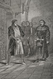 General Courts of the Crown of Aragon in Teruel, 1427, (1890).  Creator: Joan Serra y Pausas.