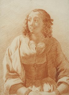 Portrait of young woman, c1650. Creator: Karel Du Jardin.