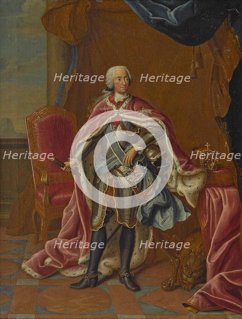 Portrait of Charles VII, Holy Roman Emperor (1697-1745), 1743. Creator: Horemans, Peter Jacob (1700-1776).