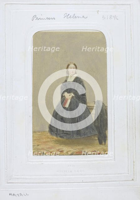 Princess Helena, c. 1860. Creator: John Jabez Edwin Mayall.