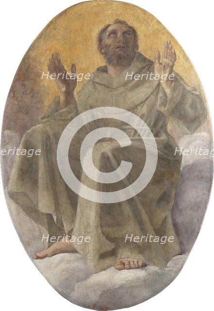 Apotheosis of Saint Francis, 1604-1605 . Creator: Albani; Francesco (1578-1660).