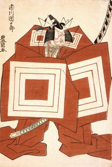 Ichikawa Danjuro in the Kabuki Play Shibaraku, 1812. Creator: Utagawa Toyokuni I.