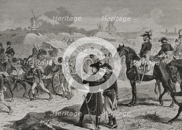 French Revolutionary Wars: Anglo-Russian invasion of Holland (27 August to 19 November 1799), 1879.  Creator: J Ansseau.