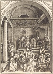 Christ among the Doctors, c. 1503/1504. Creator: Albrecht Durer.