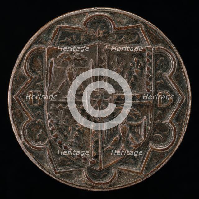 Shield of Este on Floriated Ground [reverse], c. 1475/1505. Creator: Unknown.