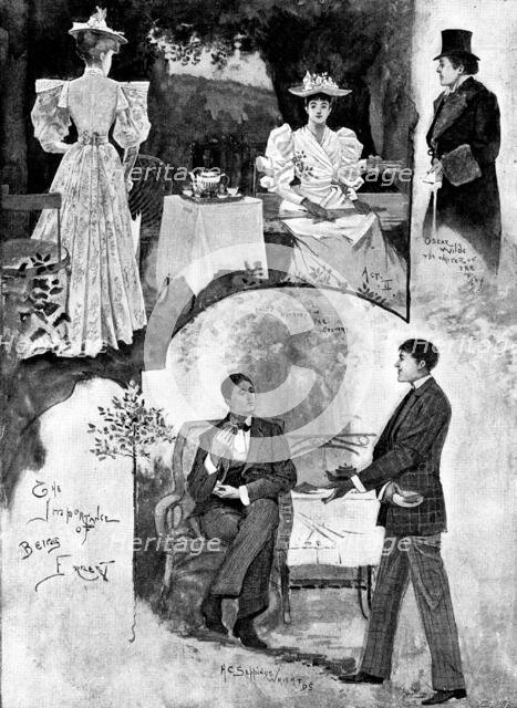 "The Importance of Being Ernest," Mr. Oscar Wilde's new play at the St. James's Theatre, 1895. Creator: George Meisenbach.