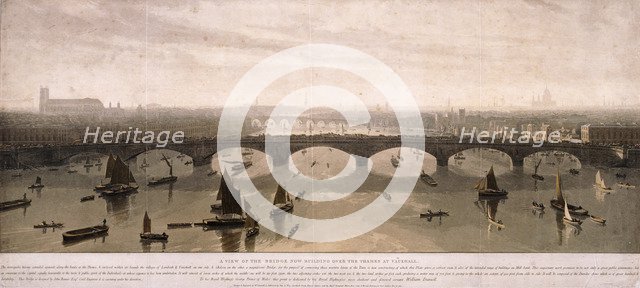 View of London from the South, 1810. Artist: William Daniell