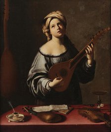 Allegory of Music, Early 17th century. Creator: Gramatica (Grammatica), Antiveduto (1571-1626).