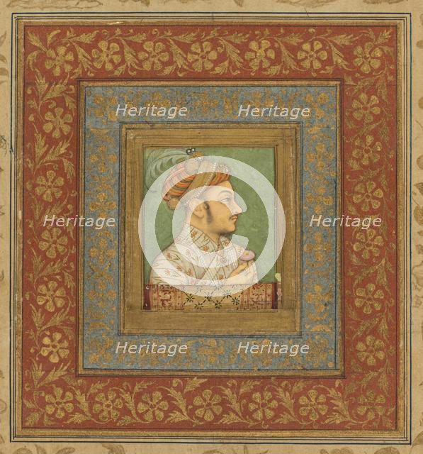 Portrait of Murad Bakhsh (1624-1661), c. 1635. Creator: Balchand (Indian, active 1595-c. 1650), attributed to.