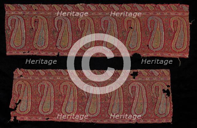 Border of a Shawl, 1800s. Creator: Unknown.