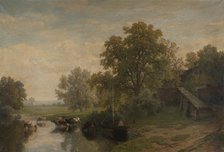 Landscape in Limburg, 1886. Creator: Frans Keelhoff.