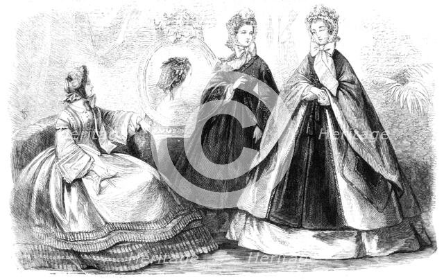Paris fashions for November, 1861. Creator: Unknown.
