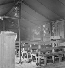 Assembly of God in tent by the roadside, Cache County, Oklahoma, 1937. Creator: Dorothea Lange.