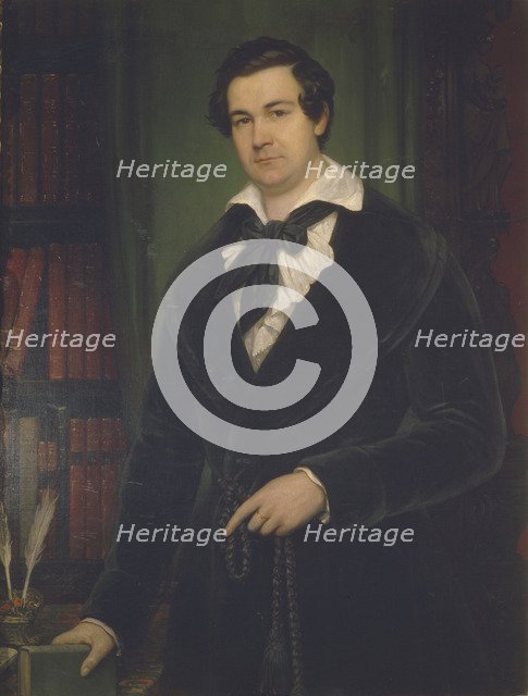 Portrait of the Actor Vasily Andreevich Karatygin (1802-1853), 1842. Artist: Tropinin, Vasili Andreyevich (1776-1857)