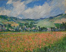 Poppy field at Giverny, 1885. Creator: Monet, Claude (1840-1926).