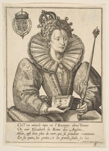 Queen Elizabeth I of England, late 16th-early 17th century. Creator: Attributed to Frans Huys (Netherlandish, 1522-1562).
