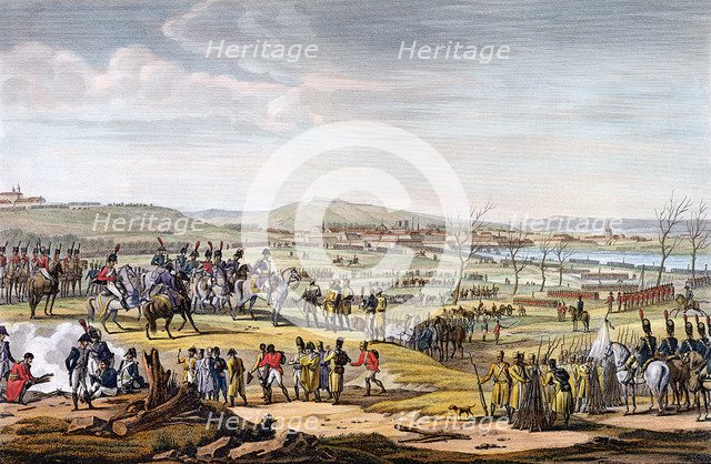 The Battle of Ulm, Germany, 17th October 1805. Artist: Louis Francois Couche