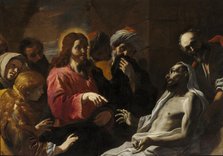 The raising of Lazarus, c.1665. Creator: Preti, Mattia (1613-1699).
