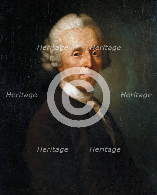 Portrait of Christian Fürchtegott Gellert (1715-1769), ca 1769. Creator: Graff, Anton (1736-1813).