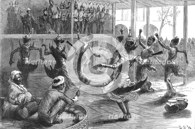 'With Lord Dufferin in Burma - Lord and Lady Dufferin in Theebaw's Theatre, 1886. Creator: Unknown.