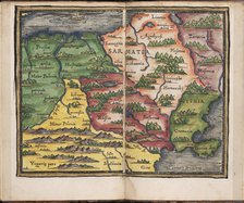 Map of Sarmatia (From: Rudimenta Cosmographica), 1542. Artist: Honterus (Honter), Johannes (1498-1549)