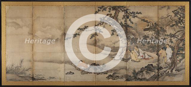 The Four Accomplishments, late 1500s. Creator: Kano Shoei (Japanese, 1519-1592).