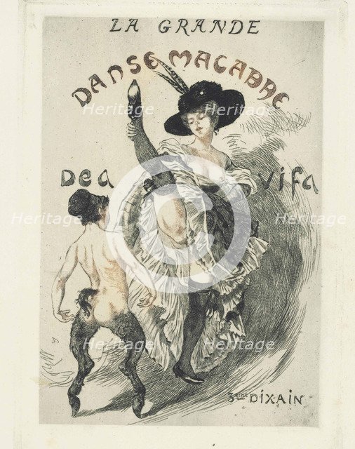 Illustration from the Series La Grande Danse Macabre des Vifs, c. 1907.