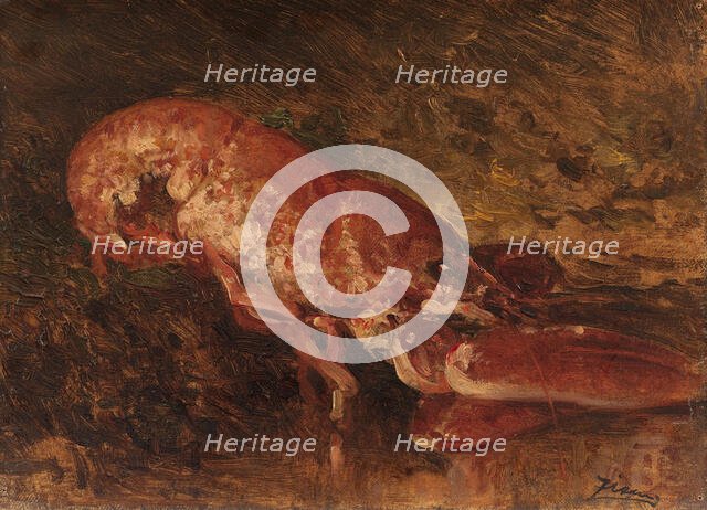 Nature morte au homard. Creator: Felix Francois Georges Philibert Ziem.