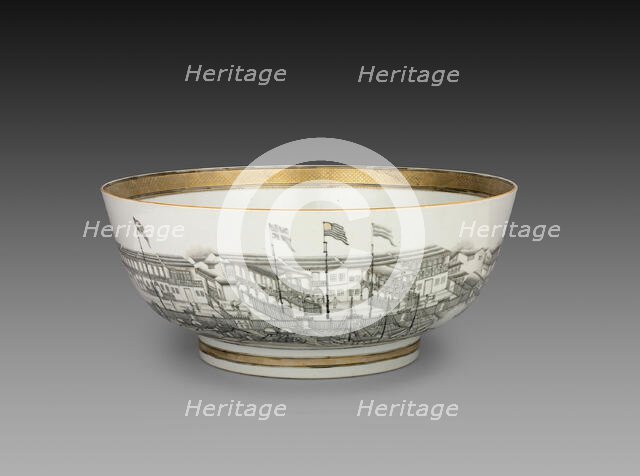 Punch Bowl, c. 1789. Creator: Unknown.