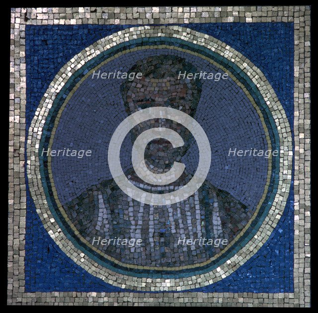 Early Christian mosaic of Flavius Iulius Iulianus, 4th century. Artist: Unknown