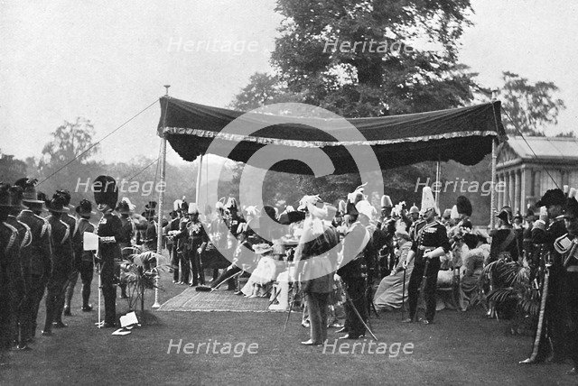 The coronation review, 1902-1903. Artist: Unknown