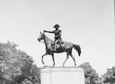 Nathanael Greene - Equestrian statues in Washington, D.C., between 1911 and 1942. Creator: Arnold Genthe.