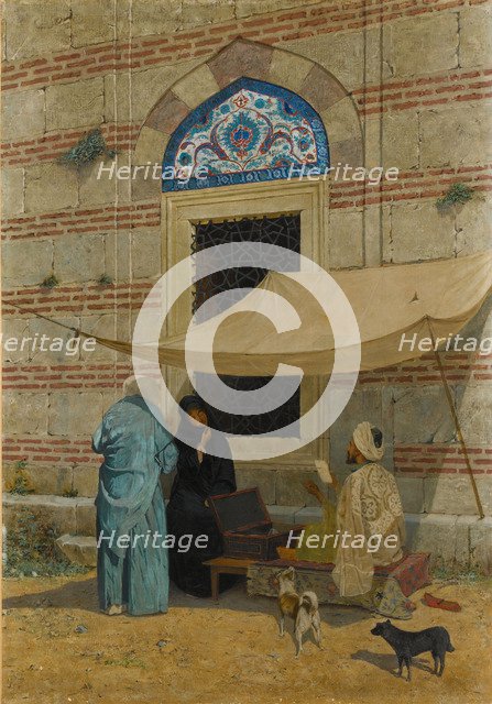 Public Scribe. Artist: Hamdi Bey, Osman (1842-1910)