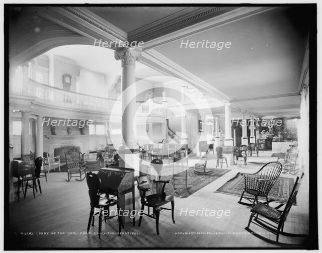 Lobby of the Inn, Charlevoix-the-Beautiful, c1900. Creator: Unknown.