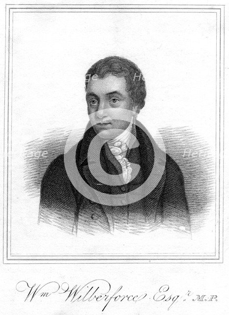 William Wilberforce, philanthropist, evangelical Christian and anti-slavery campaigner, 1821. Artist: Unknown