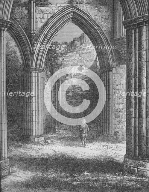 'Vestry', Rievaulx Abbey, c1880, (1897). Artist: Alexander Francis Lydon.