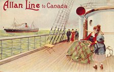 'Allan Line to Canada', c1900. Creator: Unknown.