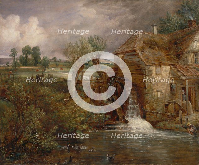 Parham Mill, Gillingham, ca. 1826. Creator: John Constable.