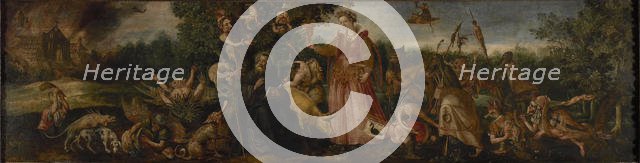 The Temptation of Saint Anthony, 1585-1590. Creator: Vos, Maerten, de (1532-1603).