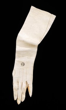 Gloves, American, 1824. Creator: Unknown.