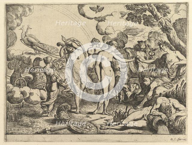 Judgment of Paris, 1610-42. Creator: Pierre Brebiette.